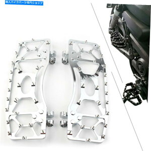 N[p[c 2{NChtbgyOMXtBbgc[OGNg[hOCh_Cit 2x Chrome Wide Foot Pegs Floorboard MX Fit Touring Electra Road Glide Dyna FLD