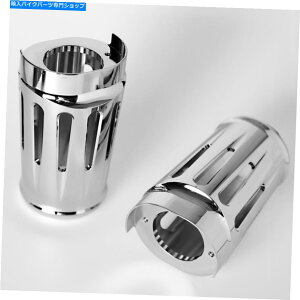 N[p[c n[[c[O14 15 17 17̂߂̐󂢃JbgN[tH[Nu[cZbgXC_[̏ Shallow Cut Chrome Fork Boot Set Slider Cow Bells For Harley Touring 14 15 16 17