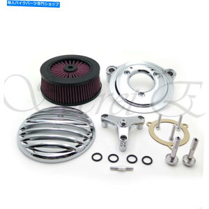 N[p[c '08 -'16c[OW /IWi50mmXbg{fBN̂߂̃OGAN[i[Lbg Grille Air Cleaner Kit For '08-'16 Touring w/Original 50mm Throttle Body Chrome