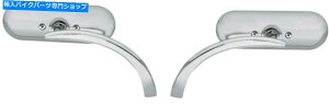 N[p[c Arlen Ness Pair Chrome Oval Micro Mirrors Harley Davidson FXR FXST FXD FLHX Arlen Ness Pair Chrome Oval Micro Mirrors Harley Davidson FXR FXST FXD FLHX