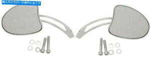 N[p[c VhbOXyV0640-1098XbgXeÑe[p[~[ NEW DRAG SPECIALTIES 0640-1098 Tapered Mirrors with Slotted Stems Chrome