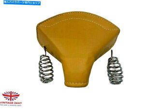 N[p[c ^be\ThV[g - BSAo^D1D3^NuENXvO|tBbg SMALL LYCETTE SOLO SADDLE SEAT-BSA BANTAM D1D3 TANK BROWN&CHROME SPRINGS|Fit For