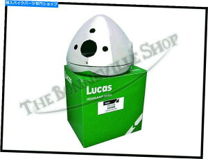 N[p[c Triumph BSA 1968-70LucaswbhCgVFPN5452350899-9969 TRIUMPH BSA 1968-70 GENUINE LUCAS HEADLIGHT SHELL & RIM PN# 54523508 & 99-9969