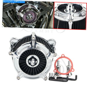 N[p[c n[[GNg[hOCĥ߂̃I[goCN[XpCNGAN[i[ێtB^[ Motorcycle Chrome Spike Air Cleaner Intake Filter For Harley Electra Road Glide
