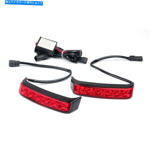 N[p[c I[goCLEDThobO/u[L/^[Cg Motorcycle Black LED Saddle Bag Run/Brake/Turn Lights