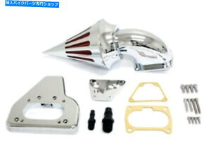 N[p[c 2005 Honda VTX 1800 R / S / C / N / F̃NXpCNGACe[NN[i[tB^[ Chrome Spike Air Intake Cleaner Filter For 2005 Honda VTX 1800 R/S/C/N/F
