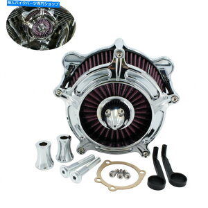 N[p[c n[[\tgc[O_Cî߂̃^[rN[GAN[i[tB^[ێVXe Turbine Chrome Air Cleaner Filter Intake System For Harley Softail Touring Dyna