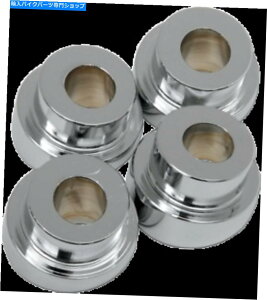 �N���[���p�[�c La Chopers Angled Riser�u�b�V���L�b�g10° - Chrome��LA-7400-10 LA Choppers Angled Riser Bushing Kit 10 Deg. - Chrome #LA-7400-10