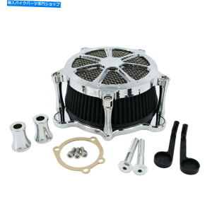 N[p[c Harley Road Glide Fltr flhr fatboy dynâ߂̃N[GAN[i[zCtB^[Lbg Chrome Air Cleaner Intake Filter Kit For Harley Road Glide FLTR FLHR Fatboy Dyna