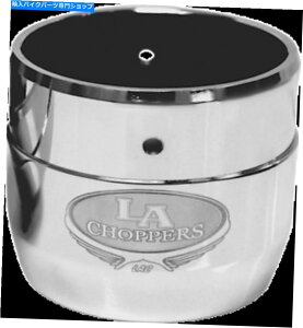 �N���[���p�[�c La Choppers Chrome 4in Lac�X�^�C���G���h�L���b�vLA-1092-42 LA Choppers Chrome 4in LAC Style End Cap LA-1092-42�y���s�A���i�z