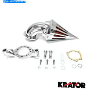 N[p[c n[[CV Delphi V-Twin̂߂̃I[goCN[XpCNGAN[i[ێtB^[ Motorcycle Chrome Spike Air Cleaner Intake Filter For Harley CV Delphi V-Twin