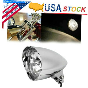 N[p[c 5-3 / 4 "60 / 55W Chrome Briet Tri-Bar H4wbhCgSoftail Deuce FXSTD 5-3/4" 60/55W Chrome Billet Tri-Bar H4 Headlight For Harley Softail Deuce FXSTD