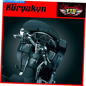 N[p[c NCLN[nho[gbvJo[ׂĂGL1800F6B 3747 Kuryakyn Chrome Handlebar Top Covers All GL1800 & F6B 3747