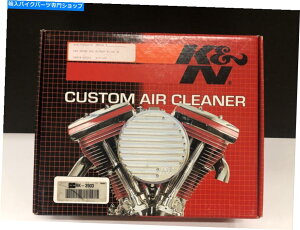 N[p[c VNOS KN RK-3903 ChromeEhJX^GAN[i[~[91 UP XL NEW SEALED NOS K&N RK-3903 CHROME ROUND CUSTOM AIR CLEANER MIRROR 91-UP XL