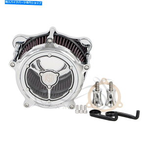 N[p[c ChromeNAbhRSDGAN[i[ێtB^[tBbgn[[c[O\tg Chrome Clear Red RSD Air Cleaner Intake Filter Fit For Harley Touring Softail