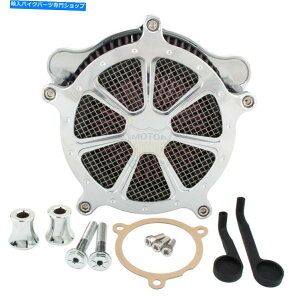 N[p[c Harley Street Glide Road King 17-20 SOSAIL̂߂̋CN[i[̋zCtB^[N Air Cleaner Intake Filter Chrome For Harley Street Glide Road King 17-20 Softail