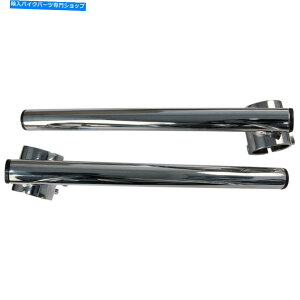 N[p[c NbvI1X`[nho[ - N - 41mmtH[N`[up Clip-on 1in. Steel Handlebars - Chrome - For 41mm Fork Tube