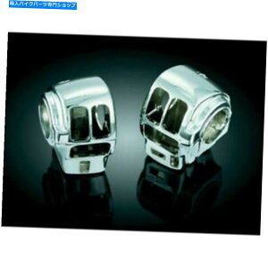 �N���[���p�[�c �N���C�A�L��1742 1996-2013�n�[���[���f��W /�N���[�Y�̂��߂̃N���[���X�C�b�`�n�E�W���O Kuryakyn 1742 Chrome Switch Housing for 1996-2013 Harley Models w/ Cruise