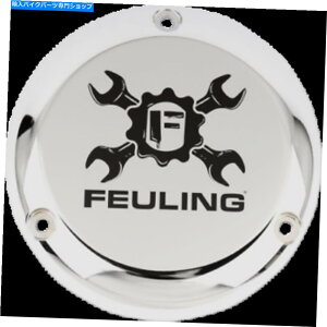 N[p[c Feuling - 9156 - _[r[Jo[AMANX`S - N Feuling - 9156 - Derby Cover, Gear Cross Wrench Logo - Chrome