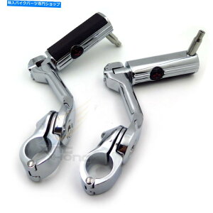 N[p[c n[[\tĝ߂11.25 "32mm߉\ȍH}EgtbgyO One Pair 1.25" 32mm Adjustable Highway Long Mount Footpeg For Harley Softail