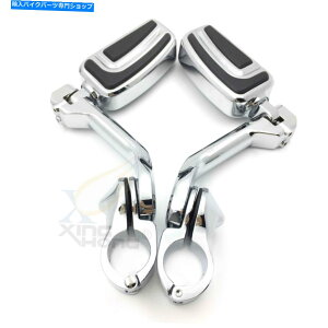 N[p[c 2s[X5 "OtbgyOLbg1.25"n[[\tg؂ȍ؂Ȓj̎q̃GWK[h 2pcs 5" Long Foot Peg Kit 1.25" Engine Guard For Harley Softail Deluxe Fat Boy