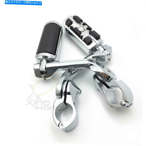 N[p[c 2s[X5 "OtbgyOLbg1.25"}nV-STAR XVS1300pGWK[h 2PCS 5" Long Foot Peg Kit 1.25" Engine Guard For Yamaha V-STAR XVS1300