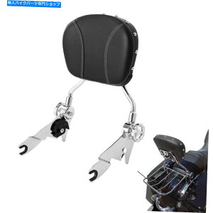 クロームパーツ ファームローブソークラブライトFltru 09-21用途取り外込み可能なセットシショー ハーレーロードエレクトラグライドFLTRU 09-21 用取り外し可能なバックレストシシーバーパッド