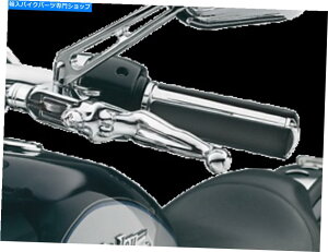 �N���[���p�[�c �N���C���L���N���[���V���G�b�g���o�[ - 1049 Kuryakyn Chrome Silhouette Levers - 1049�y���s�A���i�z