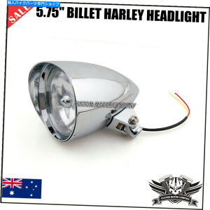 �N���[���p�[�c 12V 55W�N���[���r���b�g�I�[�g�o�C�w�b�h���C�g�n�[���[�_�r�b�h�\���`���b�p�[�X�|�[�c�X�^�[ 12v 55w Chrome Billet Motorcycle Headlight Harley Davidson Chopper Sportster