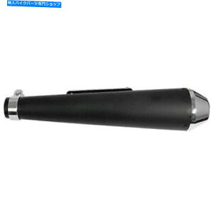 N[p[c Emgo Shorty Megaphone}t[ubN/N Emgo Shorty Megaphone Muffler Black/Chrome