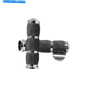 N[p[c Avon AirNbV̓{XANŃObv܂B 18Ch̃cA[̂߂ Avon Air Cushioned Grips With Boss, Chrome. For Indian Touring From 18