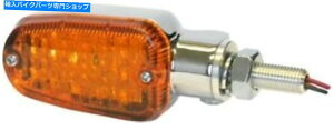N[p[c KShbgLED}[J[Cg - N/Ao[i26-7701cmj3C26-7701CM K & S DOT LED Marker Lights - Chrome/Amber (26-7701CM) 3 wires 26-7701CM
