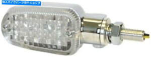 N[p[c KS 26-7704CMhbgLED}[J[CgN[/NA2C[ K & S 26-7704CM DOT LED Marker Lights Chrome/Clear 2 wires