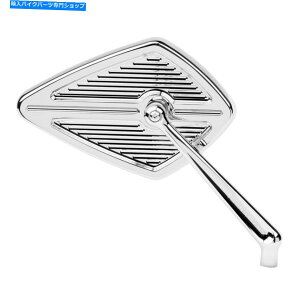 �N���[���p�[�c Arlen Ness 13-127�b�������_�C�������h�N���[���~���[ Arlen Ness 13-127 Forged Left Side Diamond Chrome Mirror�y���s�A���i�z