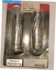 N[p[c NLCObvAN[82AbvP[uXbg6350 - 3 PCBn[[_rbh\f Kuryakyn Grips, Chrome 82-Up Cable Throttle 6350 - 3 pcs. Harley Davidson Models