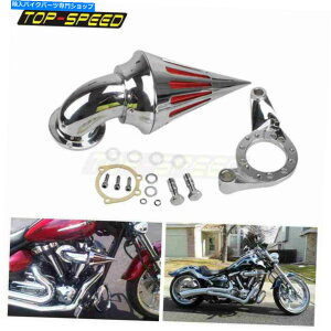 N[p[c n[[CVLu^[Delphi V-Twin̂߂̋CN[i[LbgR[XpCNzCtB^[ Air Cleaner Kit Cone Spike Intake Filter For Harley CV Carburetor Delphi V-Twin