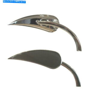 N[p[c Arlen Ness Chrome Micro Rad II Teardrop Mirrors Harley-Davidson Arlen Ness Chrome Micro Mini RAD II Teardrop Mirrors Harley-Davidson