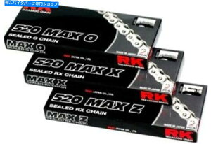 �N���[���p�[�c RK�`�F�[��520 x 120�����N�}�b�N�XX�V���[�YXRESING SELED BLACK / CHROME�h���C�u�`�F�[�� RK Chains 520 x 120 Links MAX X Series Xring Sealed Black/Chrome Drive Chain�y���s�A���i�z