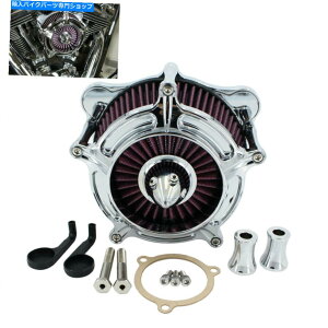 N[p[c Harley Touring Electra Glide Softail̂߂̃NXpCNGAN[i[ێtB^[ Chrome Spike Air Cleaner Intake Filter For Harley Touring Electra Glide Softail