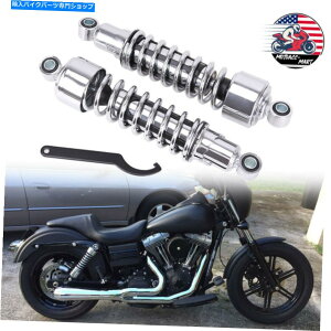 N[p[c 11.75 "Harley Sportster XL883 XR1200̂߂̃NAVbNAu\[o[XR1200 72 48ACA 11.75" Chrome Rear Shocks Absorber For Harley Sportster XL883 XR1200 72 48 Iron