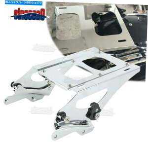 �N���[���p�[�c Chrome 2-Up Tour Pack Rack�ו����b�N�ו����b�NW /�n�[���[�c�[�����O14+ Detach Chrome 2-Up Tour Pack Rack Luggage Rack w/ Docking For Harley Touring 14+�y���s�A���i�z