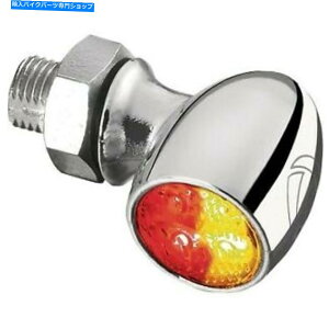 N[p[c NCL2857N[bh//Ao[P}AguLEDCgiꂼ̔j Kuryakyn 2857 Chrome Red/Red/Amber Kellerman Atto LED Light (SOLD EACH!)