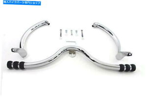 N[p[c Chrome Safety Engine Crash Nerf Bar̓n[[91AbvDyna w / OtH[hRg[ Chrome Safety Engine Crash Nerf Bar fits Harley 91 & Up Dyna W/O Forward Control