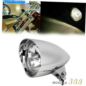 N[p[c 5-3 / 4 "Chrome 60 / 55WrbgTRI-BAR H4 HARLEY SOSAIL FXSTD DEUCE 5-3/4" Chrome 60/55W Billet Tri-Bar H4 Headlight For Harley Softail FXSTD Deuce