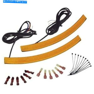 N[p[c Show Chrome - 41-173A - tgtF_[ߐFLEDLbgCAN-AM Spyder 990 RTASpyder 9 SHOW CHROME - 41-173A - Front Fender Amber LED Kit Can-Am Spyder 990 RT,Spyder 9