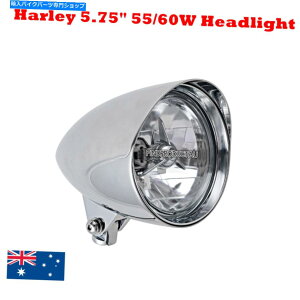 N[p[c Chrome Tri Bar 5.75 "rbgwbhCgn[[HD Dyn??a Sportster FX\tg Chrome Tri Bar 5.75" Alloy Billet Headlight Harley HD Dyna Sportster FX Softail