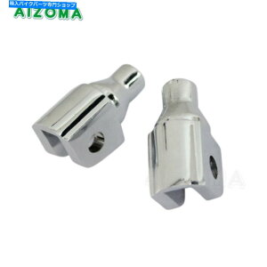 �N���[���p�[�c �X�Y�LM109R 2006-13�̂��߂̃N�����I�[�g�o�C��PEG�����A�W���X�^�[�N�����v�A�_�v�^�[�}�E���g Chrome Motorcycle Foot Peg Adjuster Clamp Adapter Mount For Suzuki M109R 2006-13�y���s�A���i�z