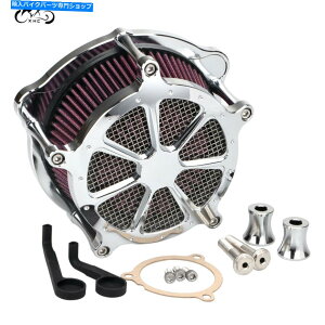 N[p[c Harley Touring Electra Road Glide Flhx 17up̂߂̃N[GAN[i[zCtB^[ Chrome Air Cleaner Intake Filter For Harley Touring Electra Road Glide FLHX 17up