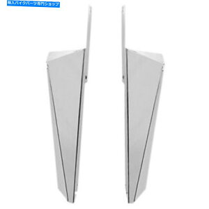 N[p[c ChromeEChK[hEChV[h̕Ό - n[[ - _rbh\c[O1985-2013 Chrome Wind Guard Windshield Deflector Set For Harley-Davidson Touring 1985-2013