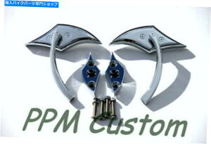 N[p[c Suzuki GSXR 750 Chrome Eagle Beakx[Xv[gW '~[L @@ K Suzuki Gsxr 750 Matching Chrome Eagle Beak Base Plates W' Mirrors L@@K